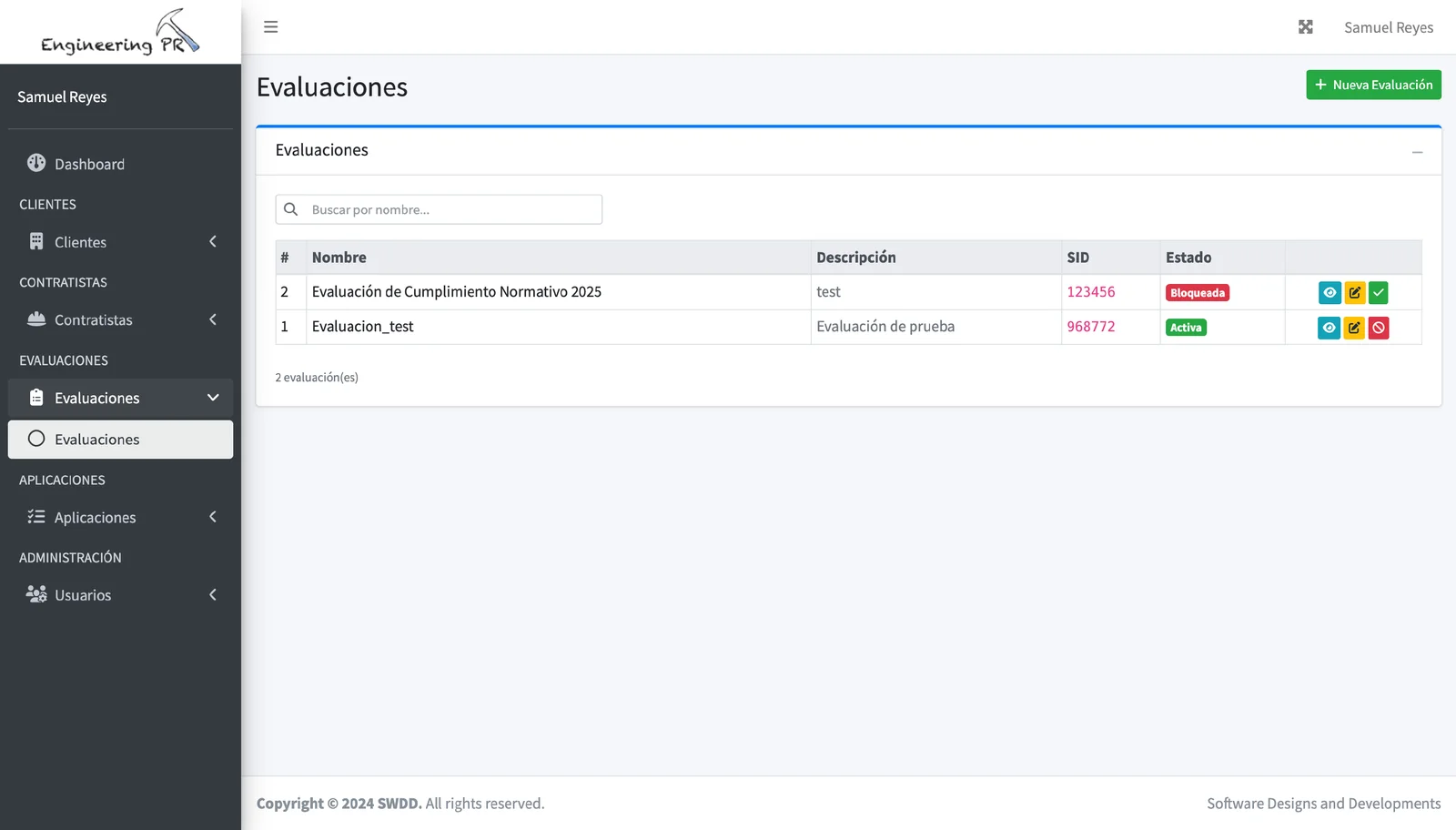 Captura de EPR Compliance